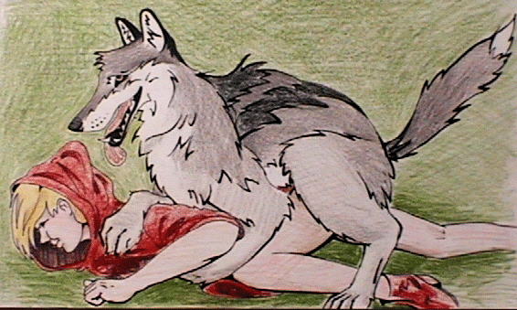 Порно Красная Шапочка И Волк Аниме