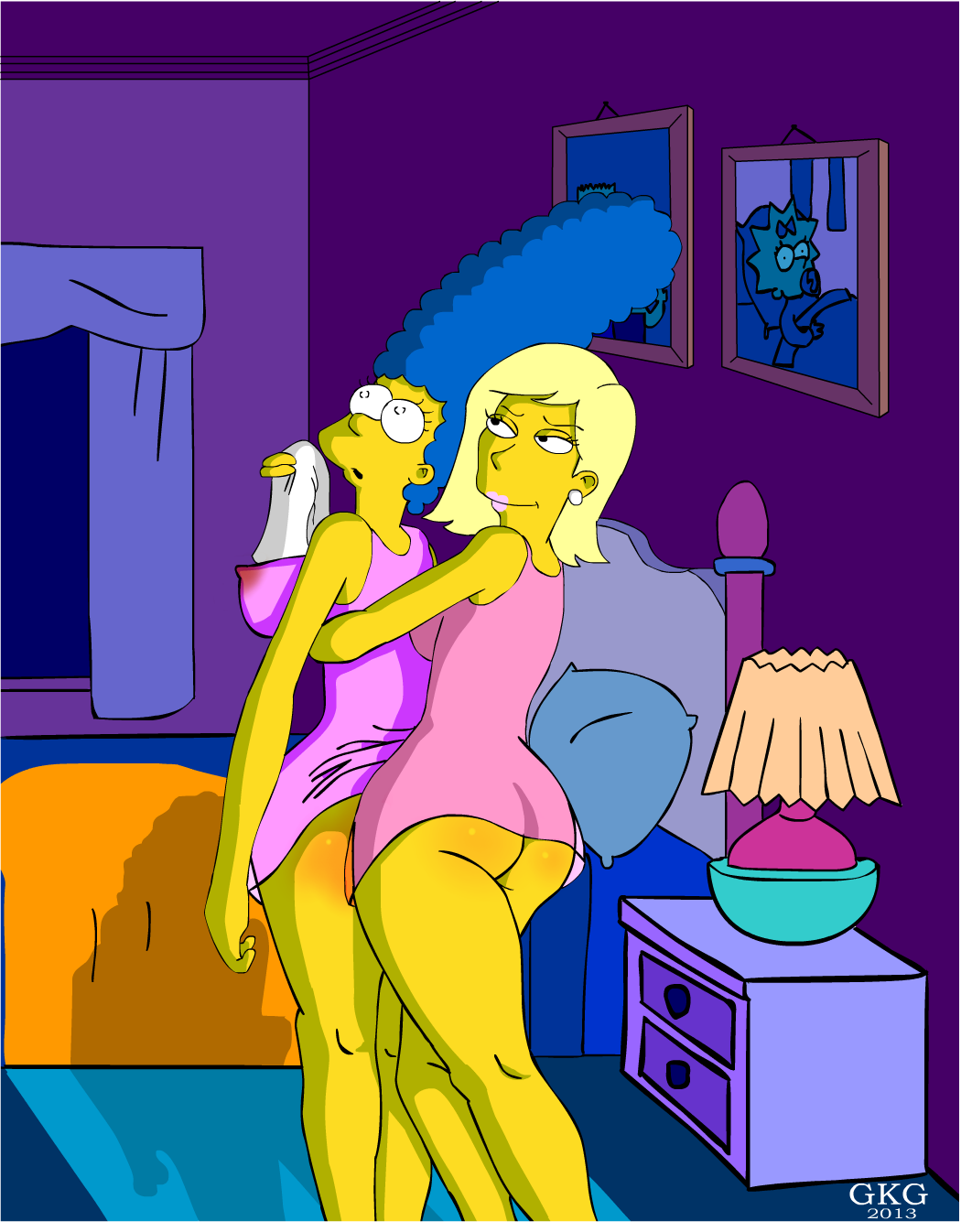 Порно Симпсоны Мардж Лесбиянка.