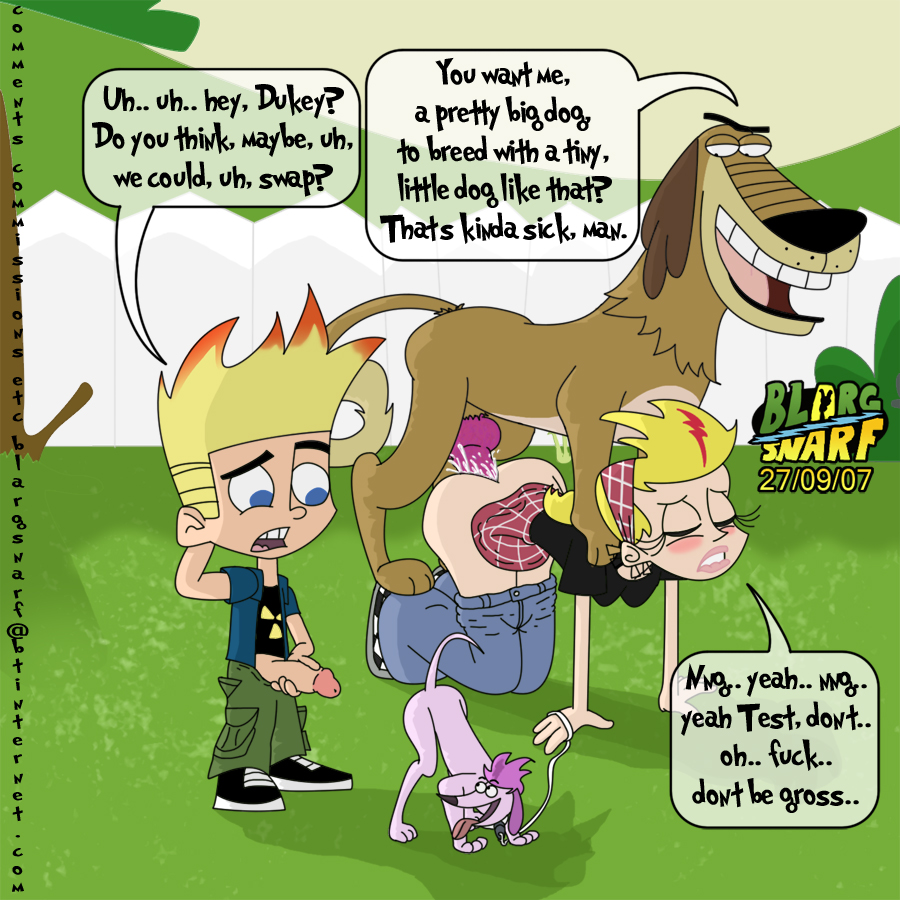 Johnny test fucked sister