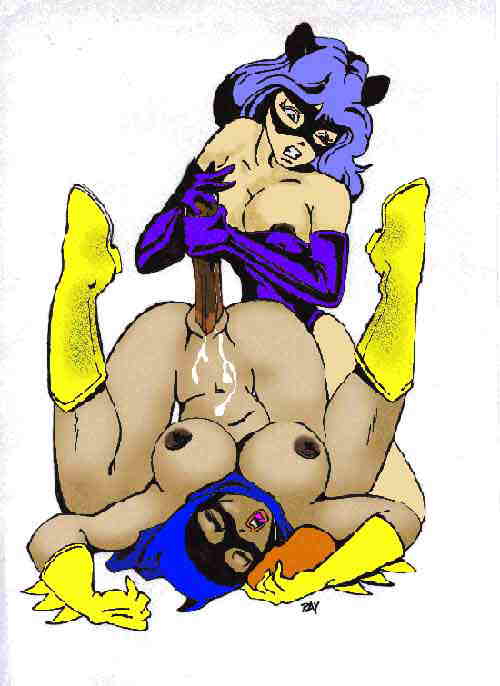 Xbooru Barbara Gordon Batgirl Batman Series Bryon Ray Catwoman Dc