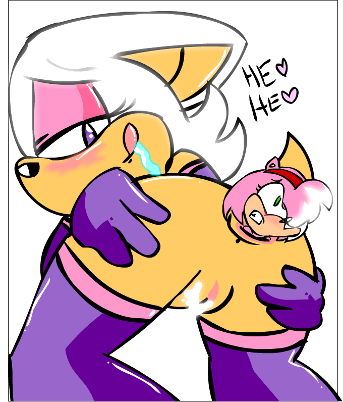 Xbooru Amy Rose Anal Anal Insertion Anal Vore Perverted Bunny Rouge The Bat Sega Sonic Sonic
