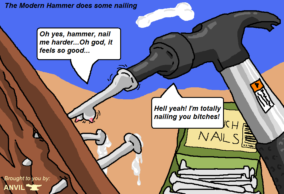 anvil cloud hammer nail tools