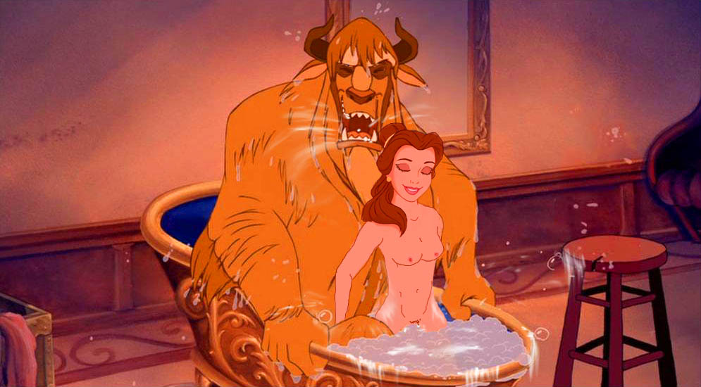 bath beauty_and_the_beast disney princess_belle tagme the_beast