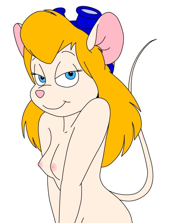 breasts chip_'n_dale_rescue_rangers disney gadget_hackwrench hair rodent tail