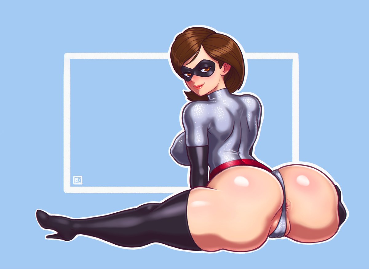1girl anus ass big_ass big_breasts brown_hair cameltoe disney elastigirl female_only helen_parr leotard partially_visible_anus partially_visible_vulva pixar rizdraws sideboob solo_female spread_legs superheroine the_incredibles the_incredibles_2 thighhigh_boots thighhighs tight_clothing