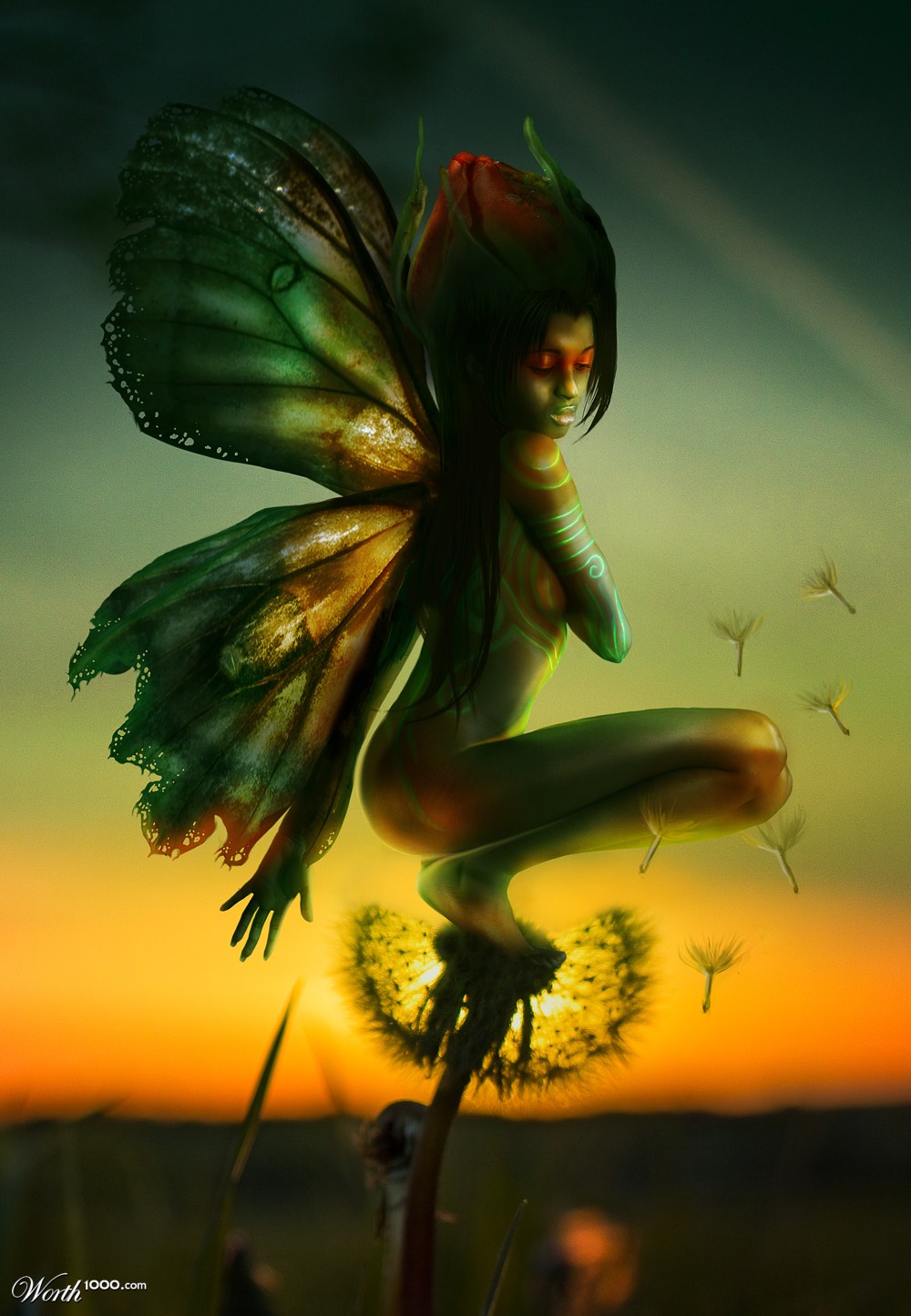 cover_up fairy madamethenadier_(artist) wings worth1000