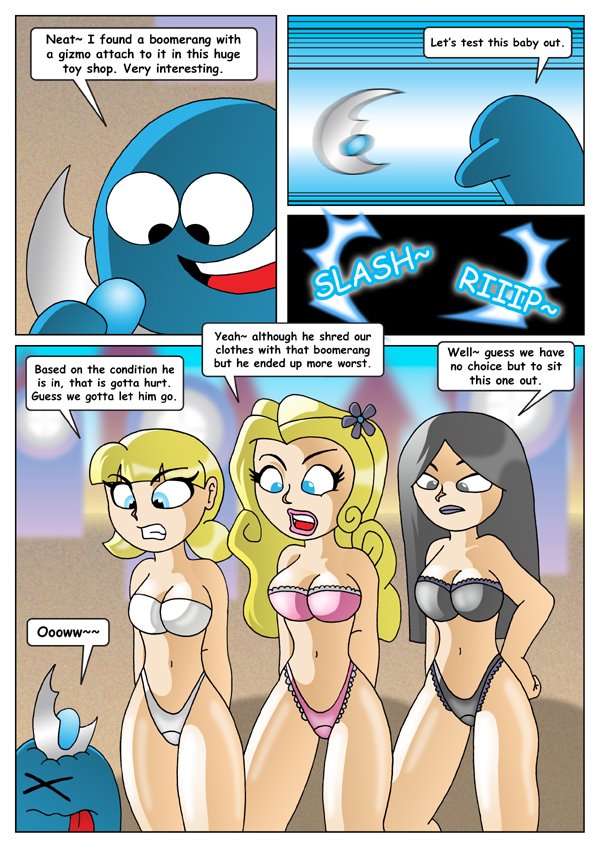 american_dragon:_jake_long bloo blooregard breasts comic embarrassing foster's_home_for_imaginary_friends inspector_gadget kara_(american_dragon) lingerie panties penny_gadget riot_at_the_museum sara_(american_dragon) the_oracle_twins x^j^kny x^j^kny_(artist)