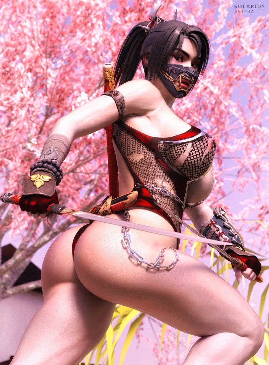1girl alluring brown_hair project_soul solarius_astera soul_calibur soul_calibur_ii soul_calibur_iii soul_calibur_vi soulcalibur soulcalibur_ii soulcalibur_iii taki taki_(soulcalibur) weapon