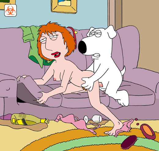 biohazard_(artist) brian_griffin dog family_guy lois_griffin shoes_removed tail