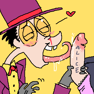 2_boys 2_males alice clothed duo erection human male male_only penis superjail tagme the_warden