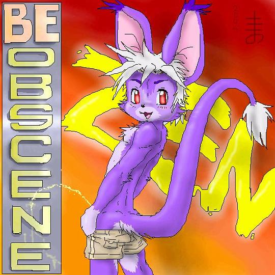 catboy furry original original_character piss pissing purple_fur tail zen_(artist)