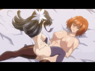 2girls age_difference animated animated_gif anime arms_behind_back ass back bangs bdsm bed black_hair black_legwear blush bondage bouncing_breasts bound breasts censored cowgirl_position curvy dutch_angle erect_nipples female_on_futa femdom fingering flat_chest from_above futa_on_female futa_with_female futanari futanari_on_female gif girl_on_top hair hair_intakes hair_ornament hentai huge_breasts indoors intersex letterboxed long_hair lowres lying mosaic mosaic_censoring multiple_girls nipples nude on_back open_mouth orange_hair penis purple_legwear qvga rape seshiru_von_gielen short_hair sideboob siria_von_bernstein small_breasts space_pirate_sara spread_legs stockings straddle straddling thick_thighs thighhighs thighs uchuu_kaizoku_sara vaginal wince