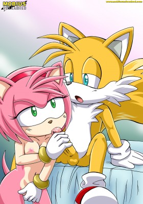 amy_rose bbmbbf fellatio miles_"tails"_prower mobius_unleashed oral palcomix sega sonic_(series) sonic_the_hedgehog_(series)