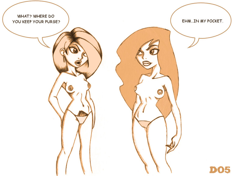 disney kim_possible kimberly_ann_possible nipples shego topless