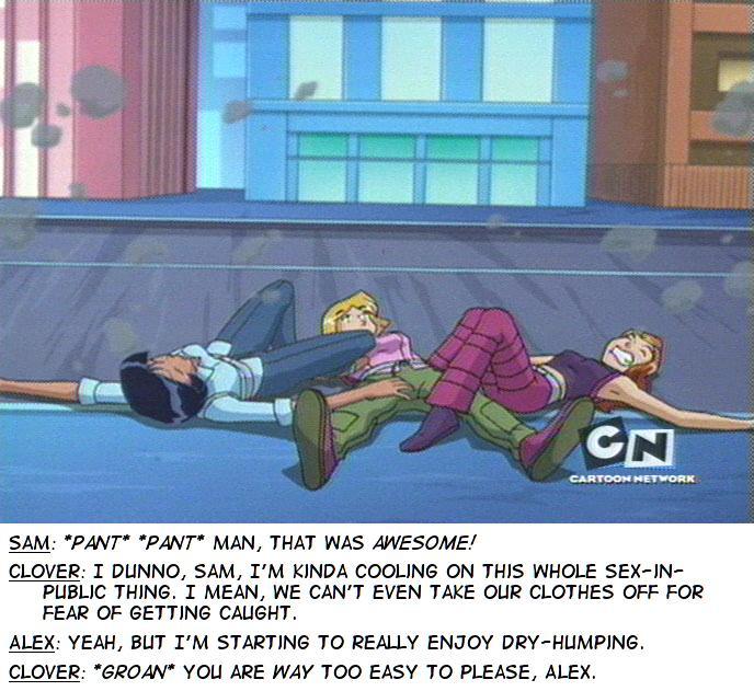 alex_(totally_spies) clover_(totally_spies) sam_(totally_spies) screenshot text totally_spies