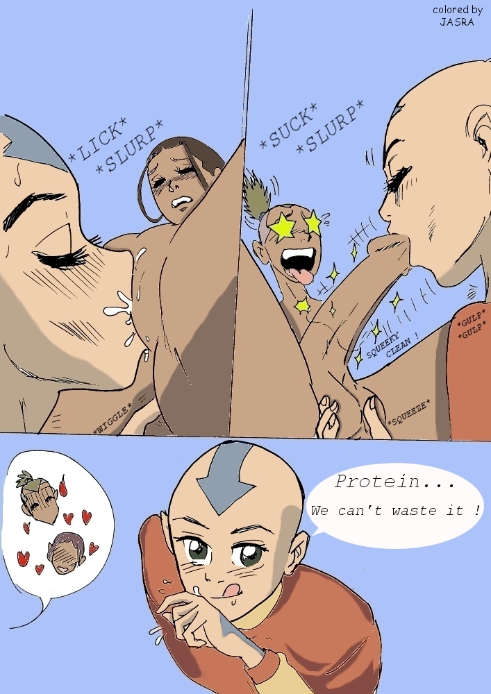 aang avatar:_the_last_airbender ball_squeeze biesiuss bisexual erection fellatio fingering hairless_pussy katara nude oral penis pussy pussy_juice pussylicking sokka uncensored vicente yaoi