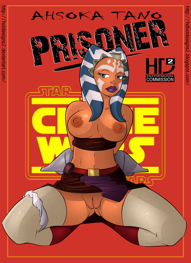 1girl ahsoka_tano alien areola ass breasts clone_wars female female_only hotdesigns2 lipstick nipples partially_clothed pussy solo star_wars star_wars:_the_clone_wars web_address web_address_without_path