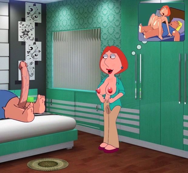 breasts chris_griffin family_guy huge_penis incest lois_griffin topless wet_pussy
