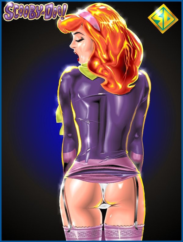 1girl ass daphne_blake female_only panties rear_view sabal scooby-doo solo_female