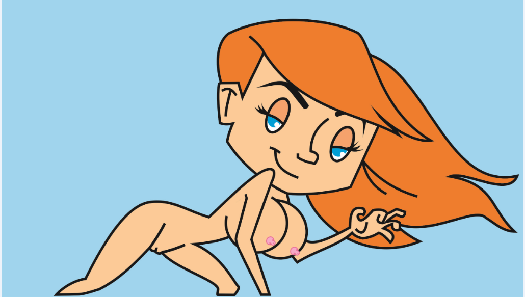big_breasts blue_eyes breasts disney erect_nipples hairless_pussy long_hair nipples nude orange_hair pussy riley_daring smile solo the_replacements