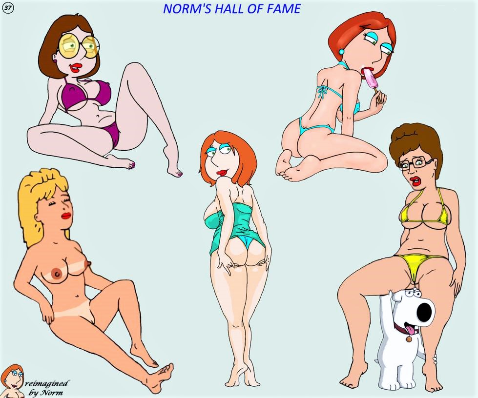 bikini breasts cameltoe crossover erect_nipples family_guy glasses king_of_the_hill lois_griffin luanne_platter meg_griffin nipples norm normal9648 peggy_hill shaved_pussy tan_line thighs