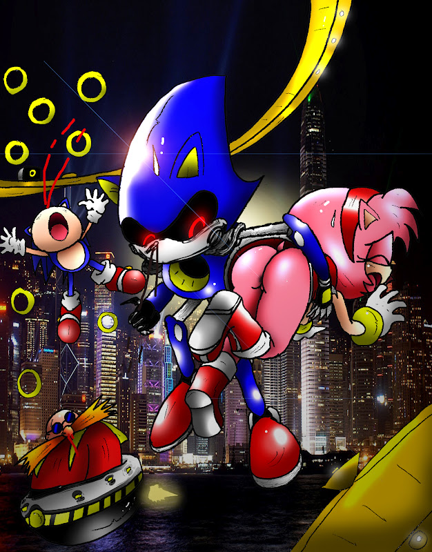 amy_rose anthro anus ass bent_over bigbootyinc blood blue_hair boots bracelet bubble_butt city closed_eyes eggman embarrassing furry gloves gold hairband hedgehog jewelry metal_sonic nosebleed oil pink_hair pussy red_eyes ring robot rodent sad sega shiny shiny_skin short_hair skirt sonic sonic_the_hedgehog surprise sweat_drop
