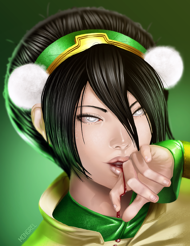 avatar:_the_last_airbender blood mongrel_(artist) tagme toph_bei_fong