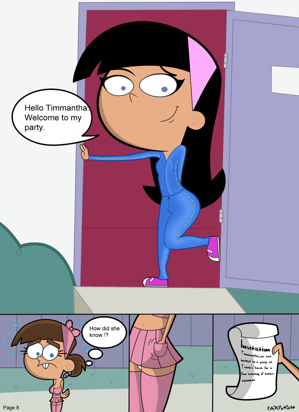 fairycosmo gender_bender_(comic) genderswap the_fairly_oddparents timantha timantha_turner timmy_turner trixie_tang