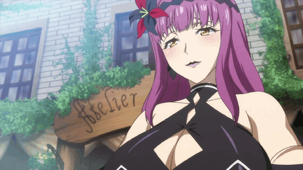 1girl anime gif hentai huge_breasts lady_j purple_hair valkyrie_drive:_mermaid