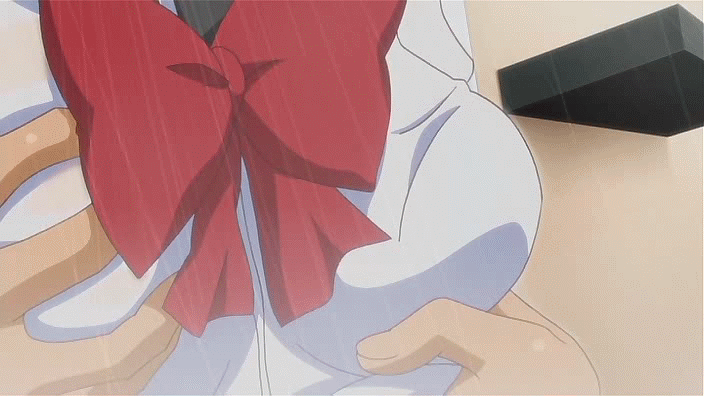 animated animated_gif big_breasts bouncing bouncing_breasts breast_grab breast_slip breasts erect_nipples gif grabbing large_breasts nipples one_breast_out shirt_lift source_request triangle_blue wet wet_clothes