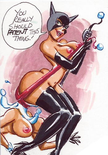anilingus ass batman_(series) boots breasts bubble_butt catwoman dc_comics erect_nipples from_behind funny gloves green_eyes harley_quinn joe_gravel lipstick mask nipples nude red_lipstick selina_kyle smile