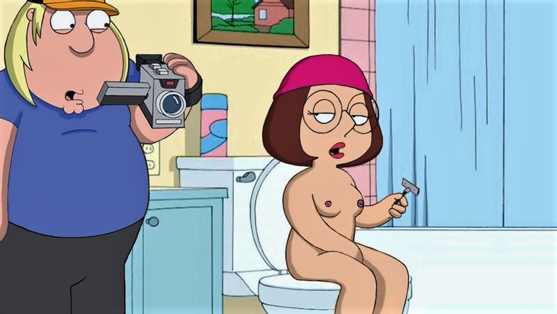 Xbooru ass breasts chris griffin family guy filming glasses hat  