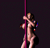 animated big_breasts breasts dead_or_alive gif nipples stripper_pole tina_armstrong