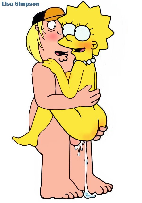 chris_griffin crossover cum_inside excessive_cum family_guy lisa_simpson the_simpsons yellow_skin