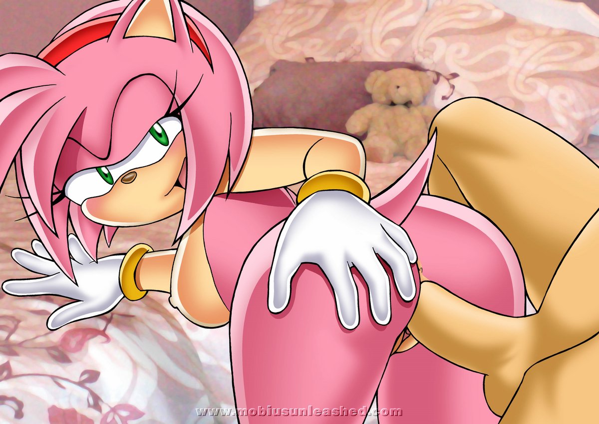 2009 amy_rose bbmbbf bed breasts female from_behind hetero human male mobius_unleashed palcomix penetration pussy sega sonic_(series) sonic_the_hedgehog_(series) vaginal vaginal_penetration