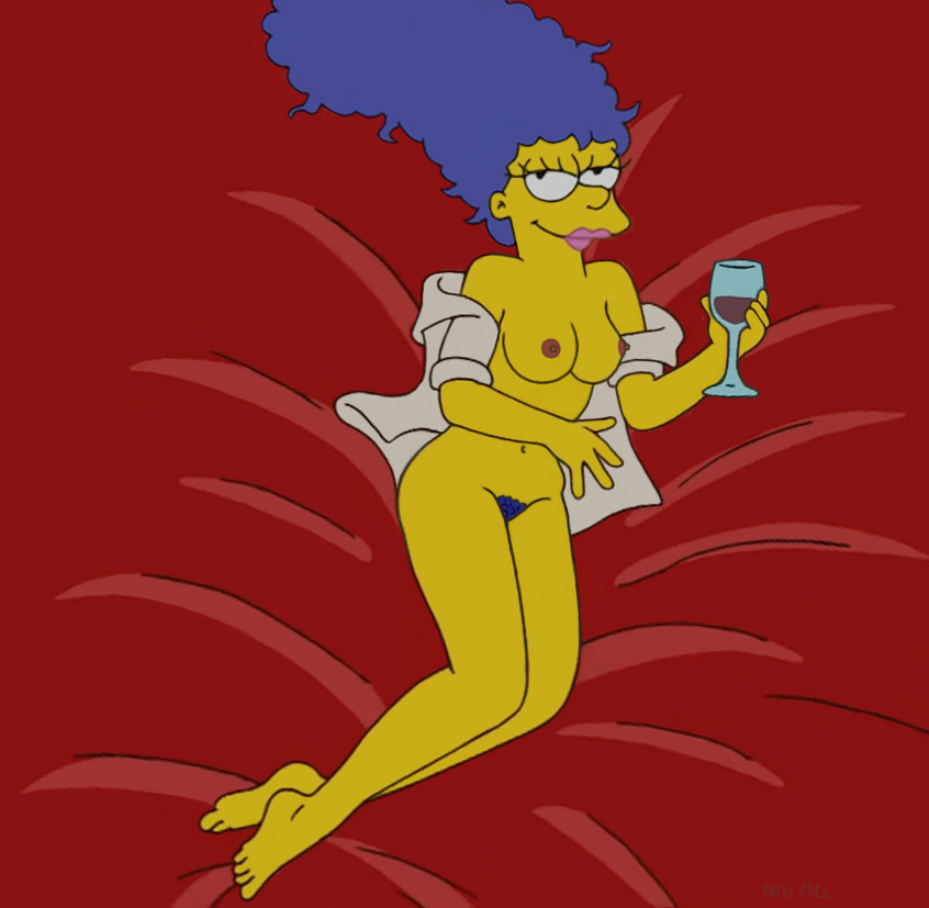 marge_simpson mole_(artist) tagme the_simpsons yellow_skin