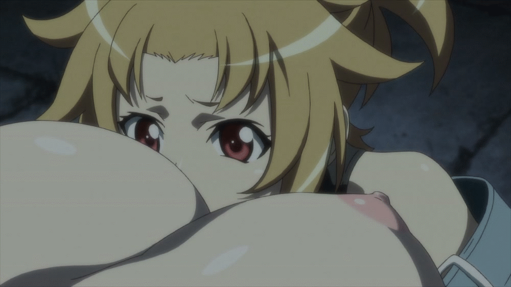 2_girls 2girls anime breast_sucking character_request female female_only gif hentai lactation seikon_no_qwaser teresa_beria yuri