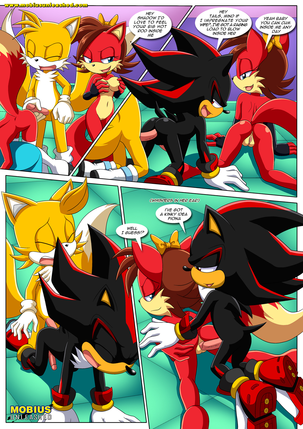 bbmbbf comic fiona_fox foxy_black max_prower melanie_prower miles_"tails"_prower mobius_unleashed palcomix sega shadow_the_hedgehog sonic_the_hedgehog_(series)