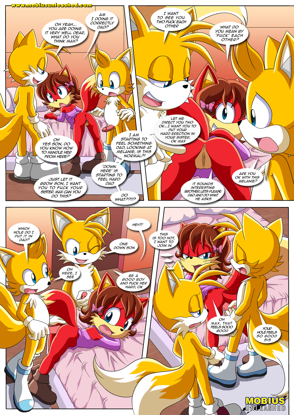 bbmbbf comic max_prower melanie_prower miles_"tails"_prower mobius_unleashed palcomix sega sonic_the_hedgehog_(series) the_prower_family_affair