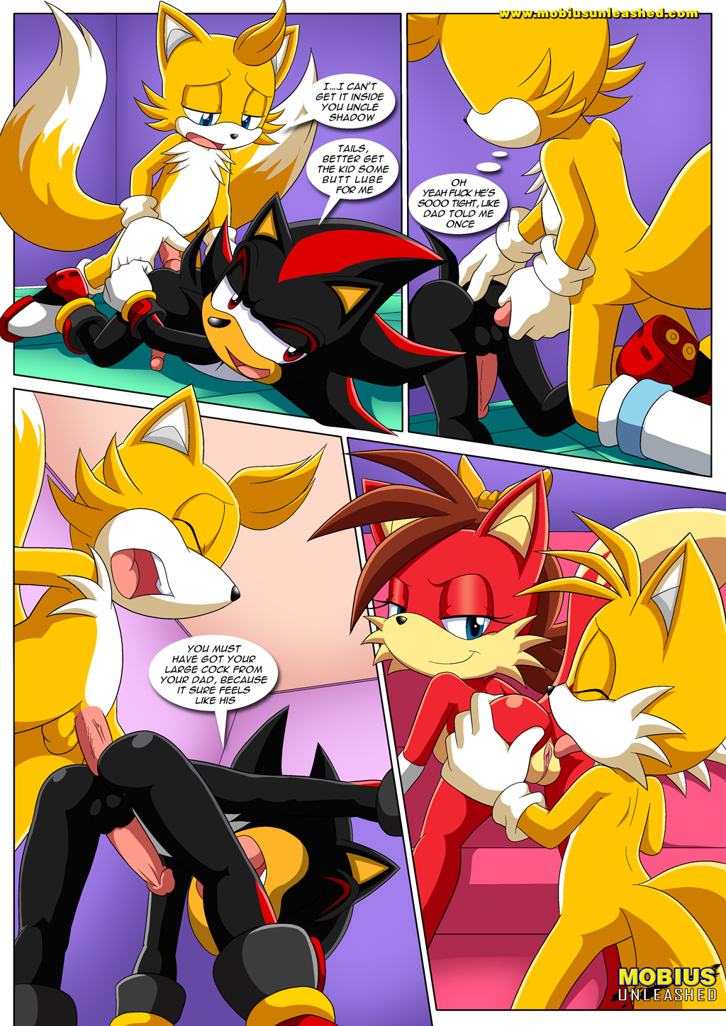bbmbbf comic fiona_fox foxy_black max_prower miles_"tails"_prower mobius_unleashed palcomix sega shadow_the_hedgehog sonic_the_hedgehog_(series)