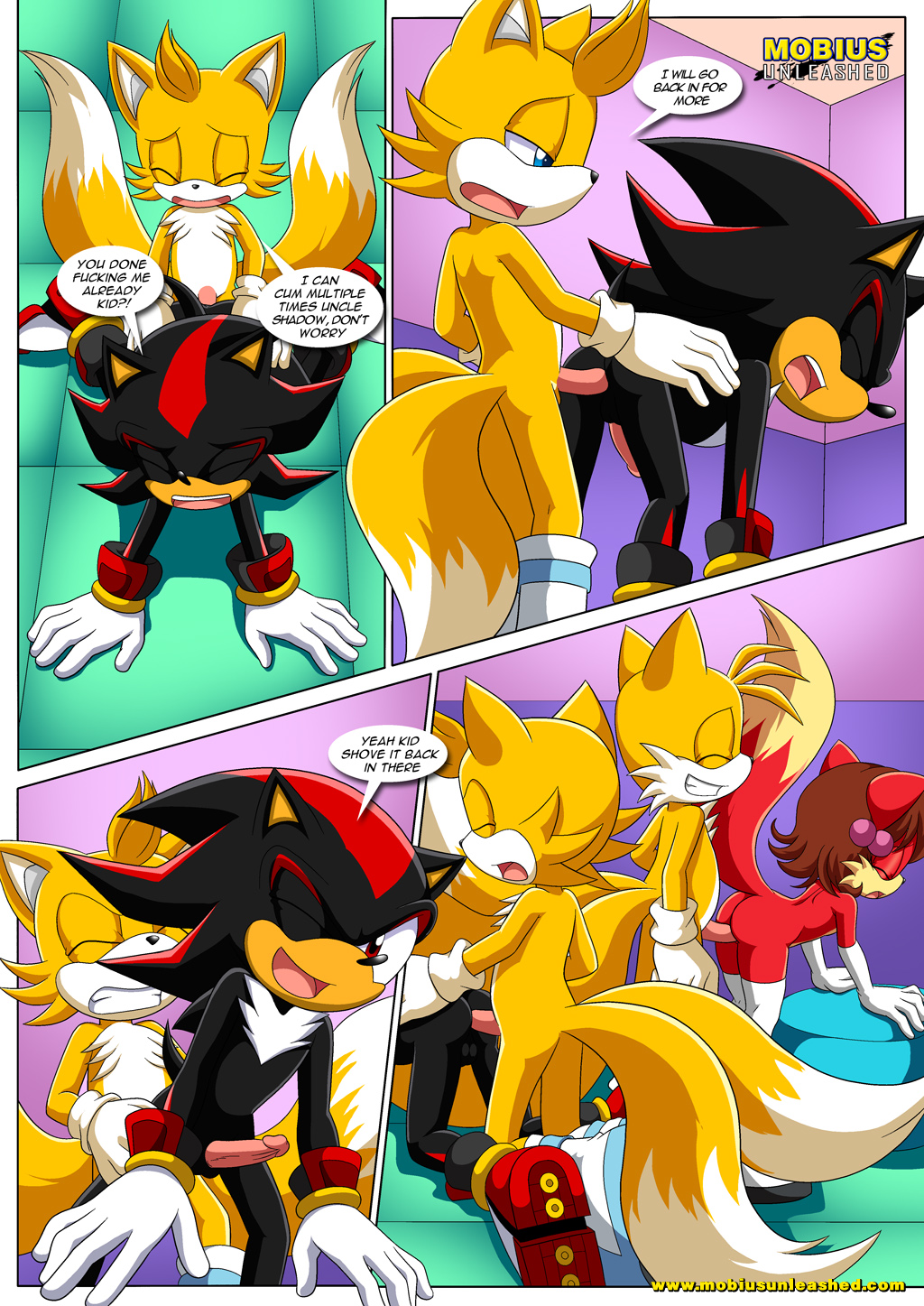 bbmbbf comic foxy_black max_prower melanie_prower miles_"tails"_prower mobius_unleashed palcomix sega shadow_the_hedgehog sonic_the_hedgehog_(series)