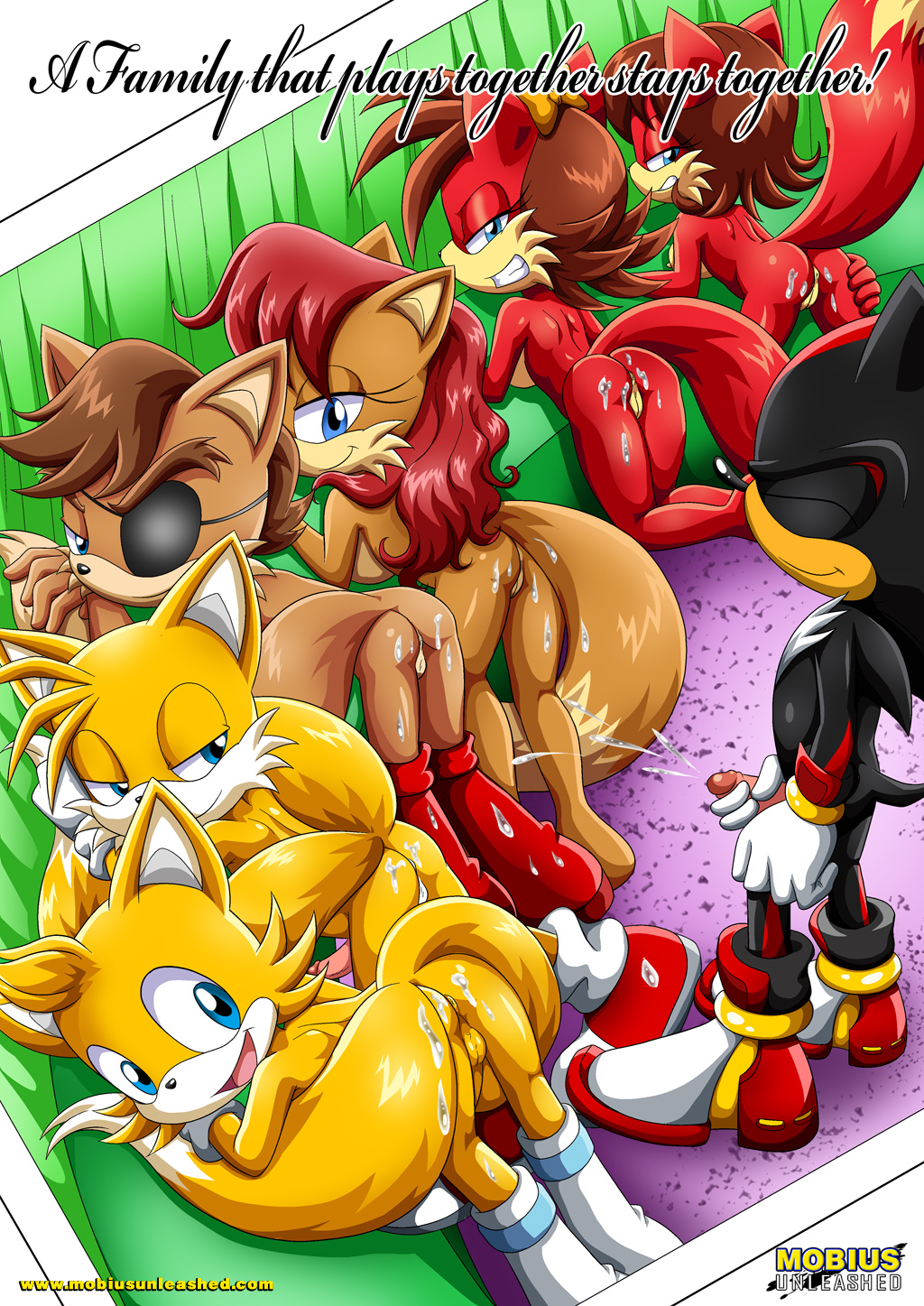 amadeus_prower bbmbbf comic fiona_fox kinky_memories max_prower melanie_prower miles_"tails"_prower mobius_unleashed palcomix rosemary_prower sega shadow_the_hedgehog sonic_the_hedgehog_(series)