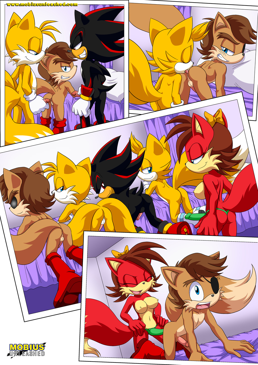 amadeus_prower bbmbbf comic fiona_fox kinky_memories max_prower melanie_prower miles_"tails"_prower mobius_unleashed palcomix sega shadow_the_hedgehog sonic_the_hedgehog_(series)