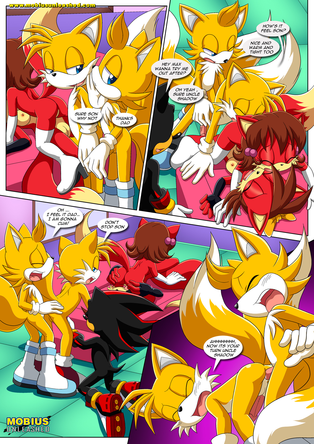 bbmbbf comic fiona_fox foxy_black max_prower melanie_prower miles_"tails"_prower mobius_unleashed palcomix sega shadow_the_hedgehog sonic_the_hedgehog_(series)
