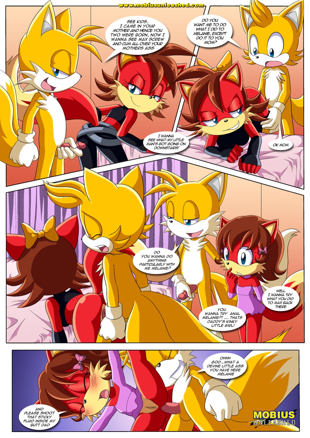 bbmbbf comic fiona_fox max_prower melanie_prower miles_"tails"_prower mobius_unleashed palcomix sega sonic_the_hedgehog_(series) the_prower_family_affair