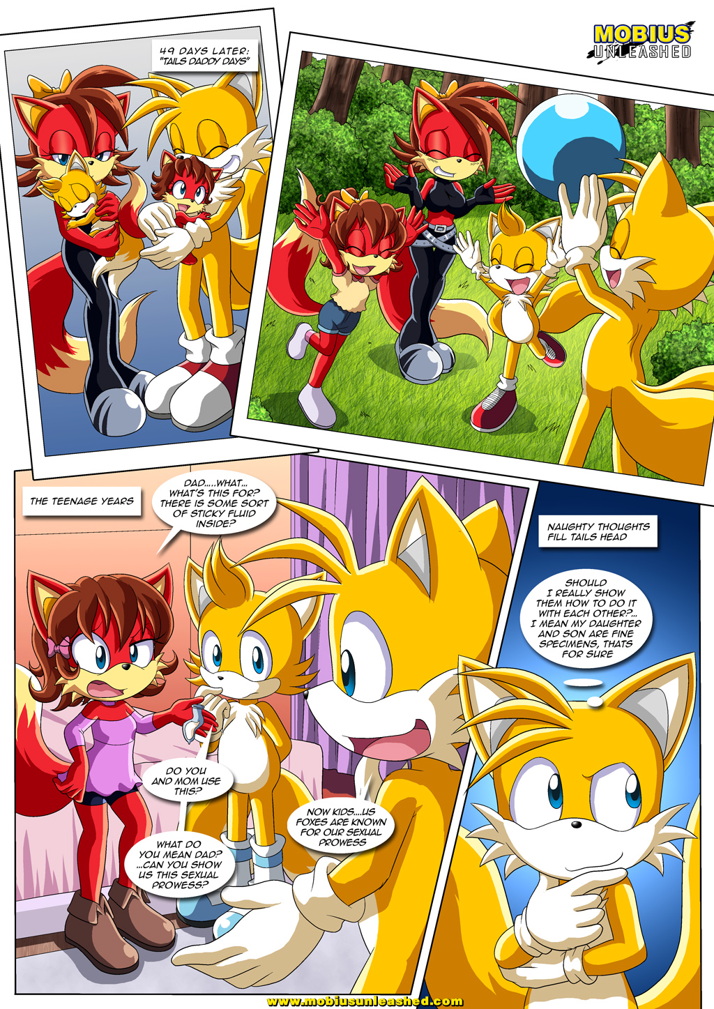 bbmbbf comic fiona_fox max_prower melanie_prower miles_"tails"_prower mobius_unleashed palcomix sega sonic_the_hedgehog_(series) the_prower_family_affair
