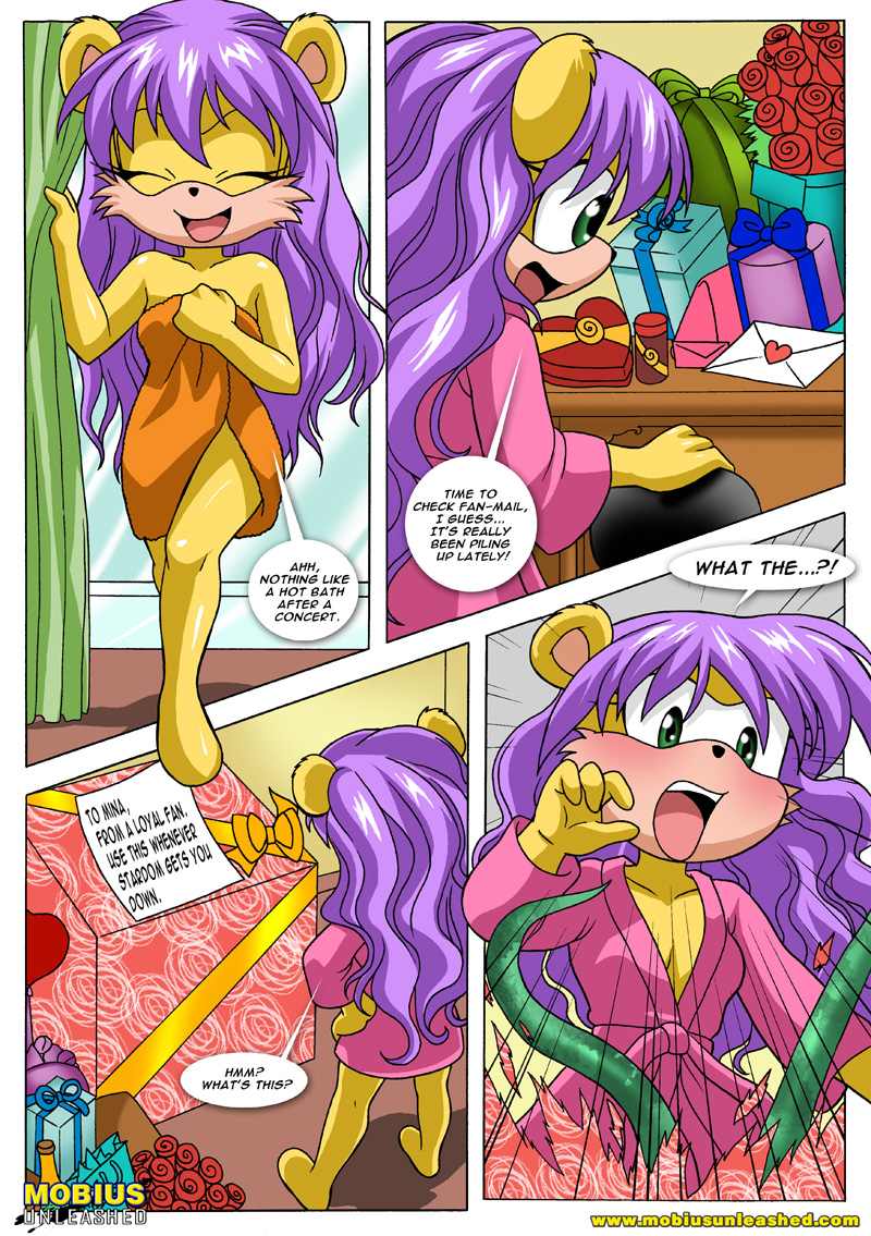 anthro archie_comics bbmbbf comic furry mina's_tentacle_troubles mina_mongoose mobius_unleashed palcomix sega sonic_(series) sonic_the_hedgehog_(series)