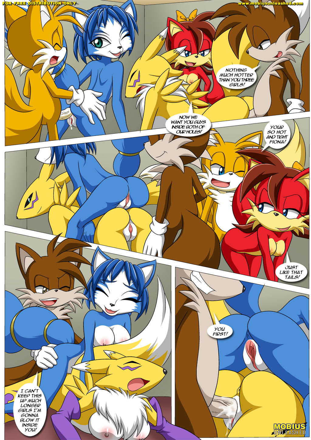 archie_comics bbmbbf canine digimon fiona_fox fox foxxxes impregnation krystal miles_"tails"_prower mobius_unleashed multiple_tails nintendo palcomix renamon sega sonic_(series) sonic_the_hedgehog_(series) star_fox tail text video_games