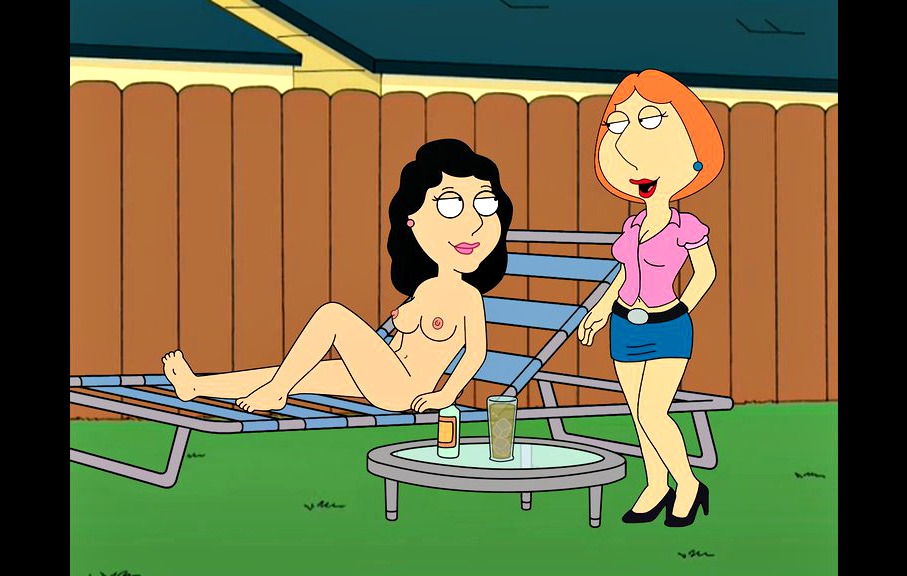 bonnie_swanson cartoon_milf family_guy frost969 lois_griffin nude nude_female sunbathing
