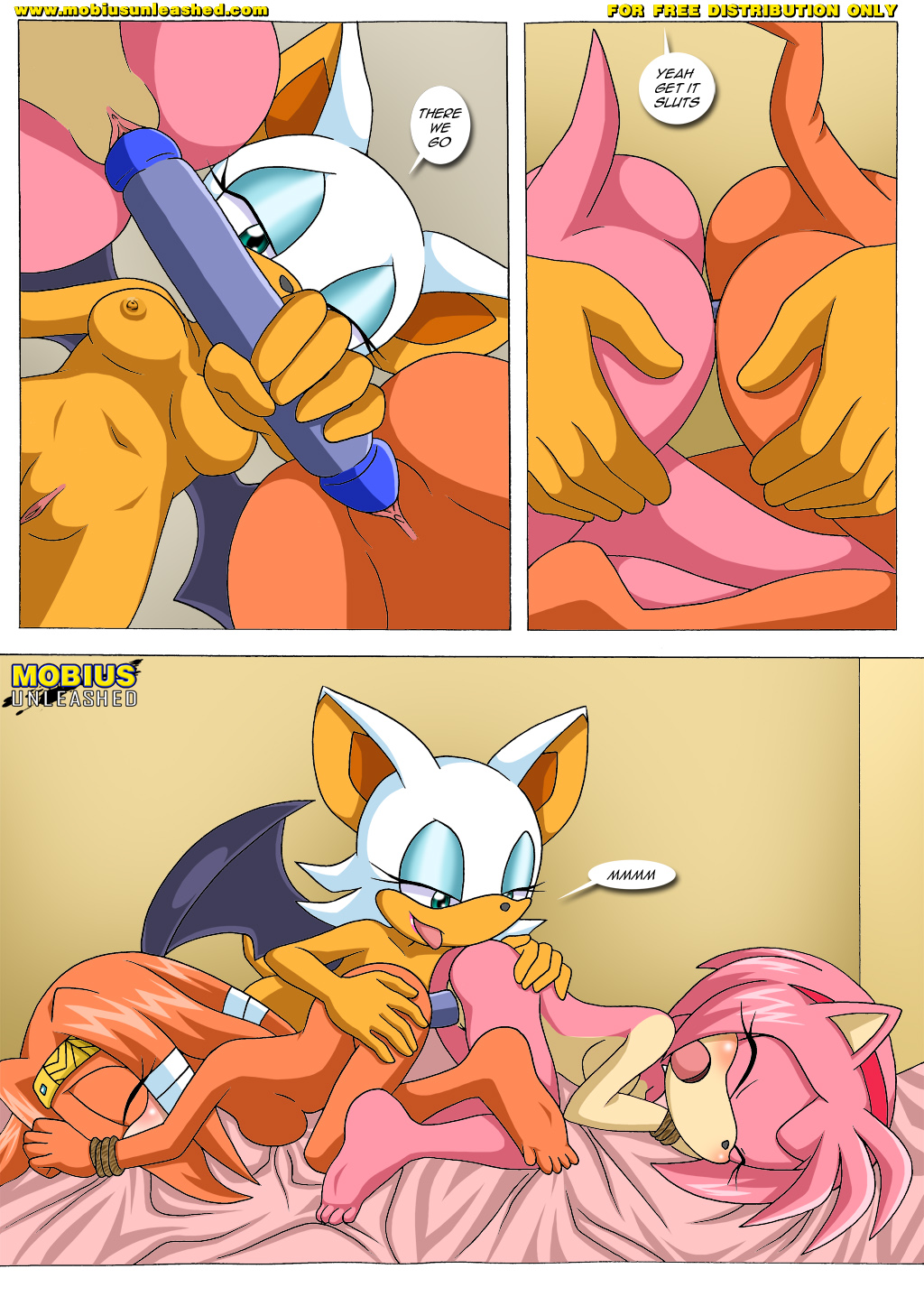 amy_rose anthro bbmbbf bondage bound breasts comic dialog dildo double_dildo female forced furry mobius_unleashed nude palcomix rape rouge's_toys rouge_the_bat sega sex_slave sex_toy slave sonic_(series) sonic_the_hedgehog_(series) text tikal_the_echidna vaginal yuri